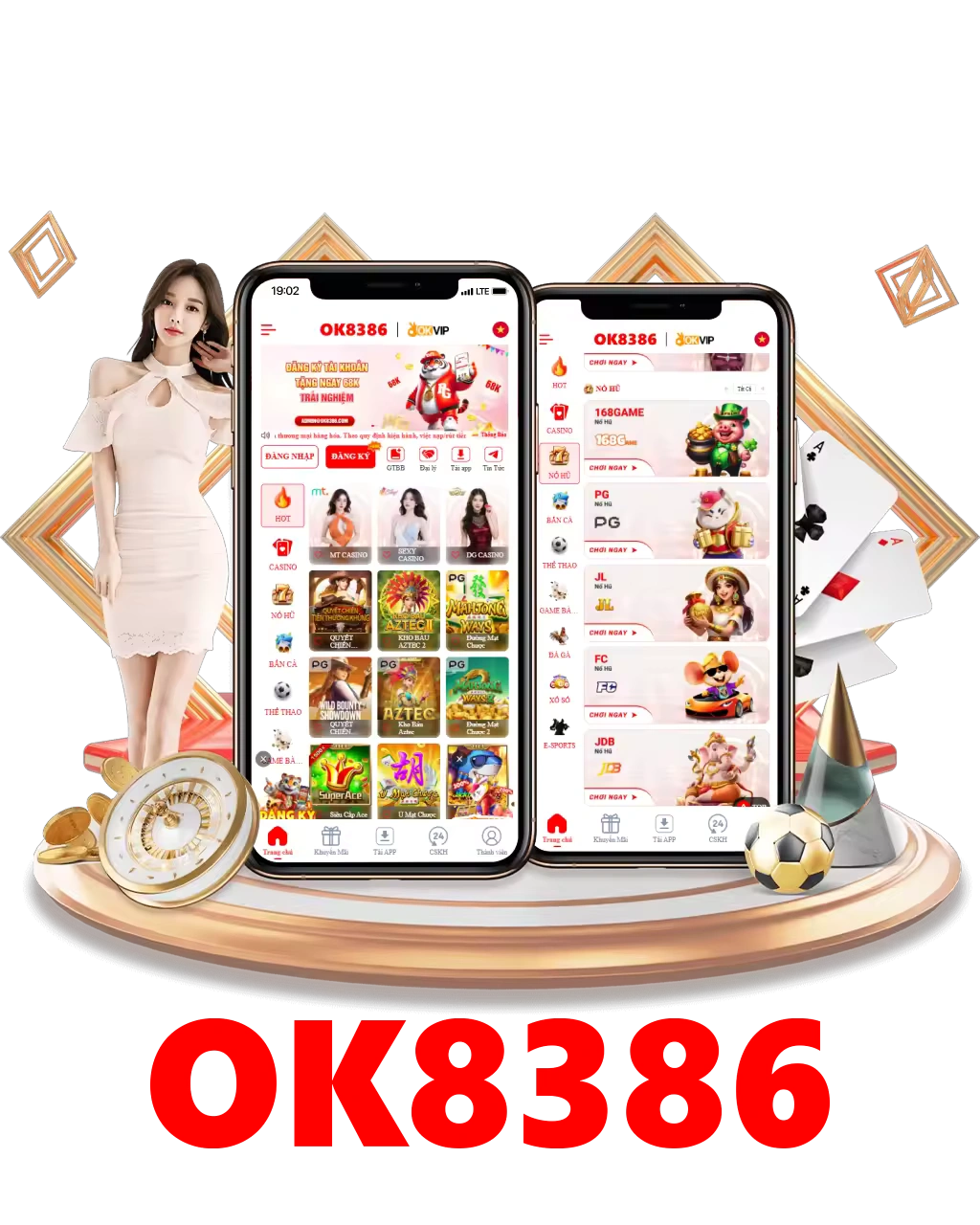 Ứng dụng OK8386 trên thiết bị di động